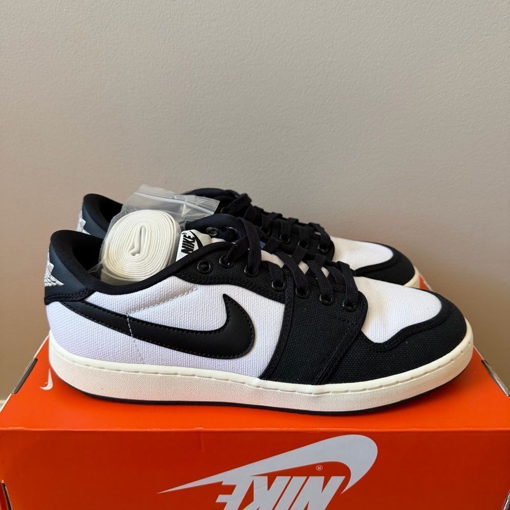 Air Jordan 1 AJKO Retro Low 'White Black Sail' DX4981-100 Men’s Size 8.5